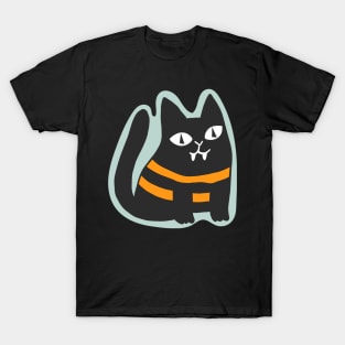 Halloween black cat T-Shirt